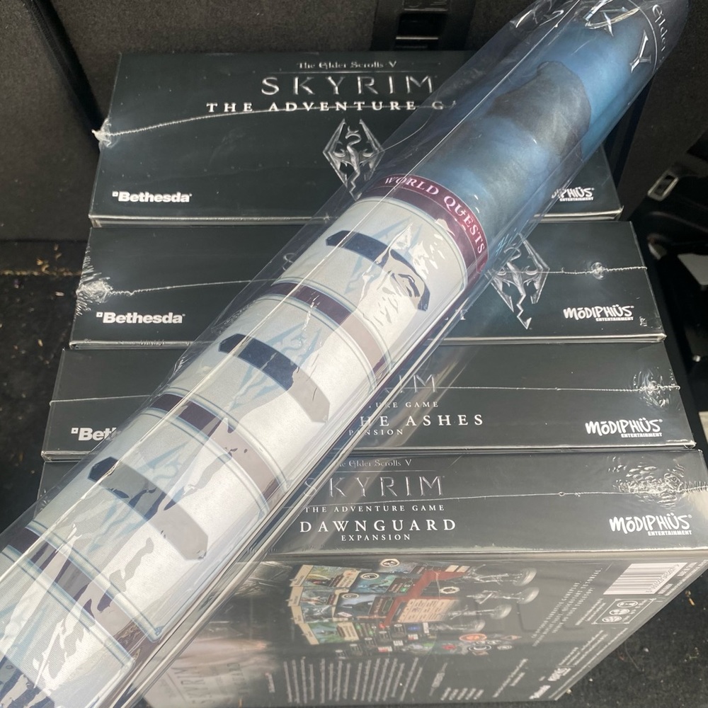 Skyrim The Adventure Game- kickstarter set